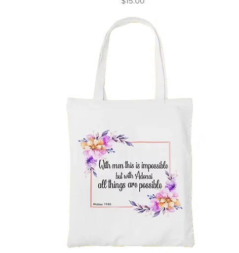Grace Sufficient Tote Bag